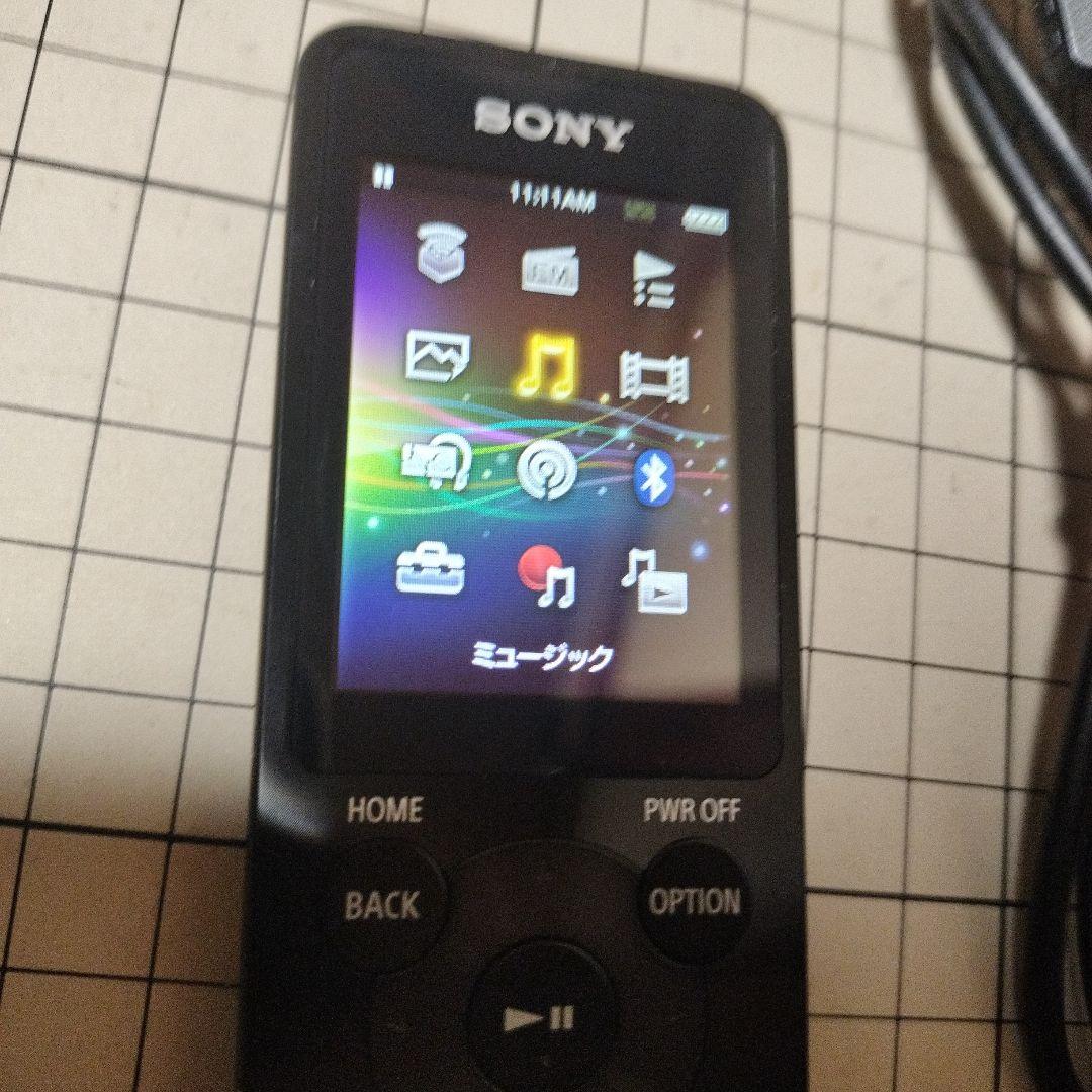 美品 ソニー ウォークマン NW−S785 ブラック 16GB 純正ケーブル付き