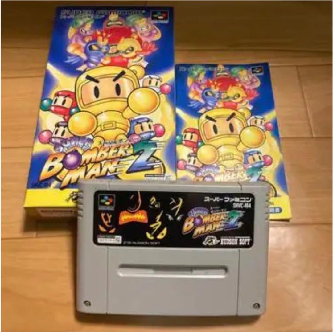 スーパーファミコン本体・連射機能スーパージョイカード・ボンバーマンソフト