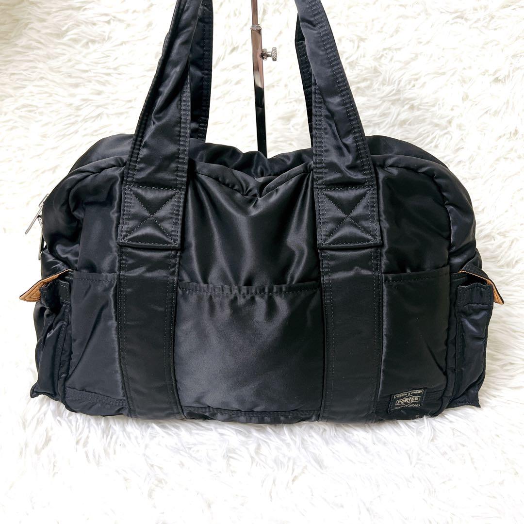 ✨良品✨　PORTER ポーター タンカー　L ミニボストンバッグ ブラック