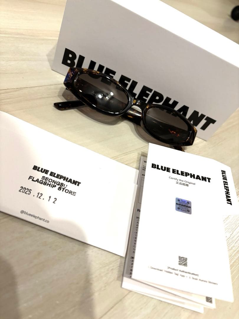 BLUE ELEPHANT VISS leopard サングラス