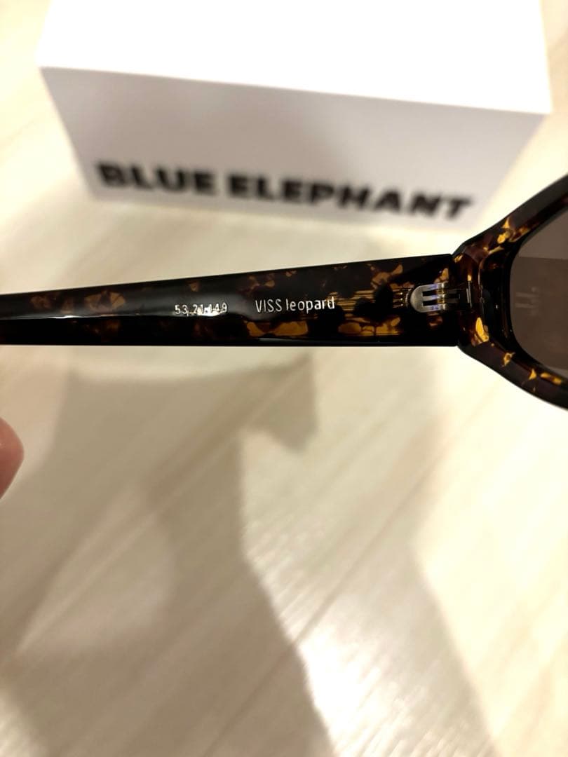 BLUE ELEPHANT VISS leopard サングラス