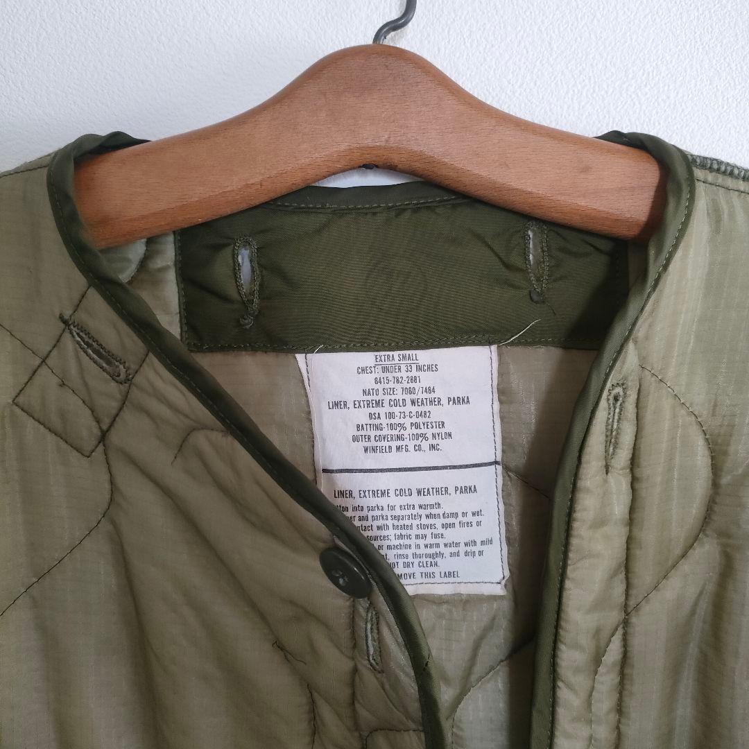 ジャケット・アウター Rare! XS 1970s M-65 fishtail parka liner