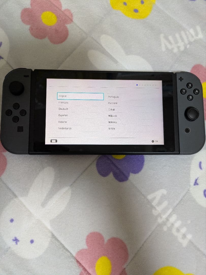 Nintendo Switch グレー 本体 ジョイコン付き