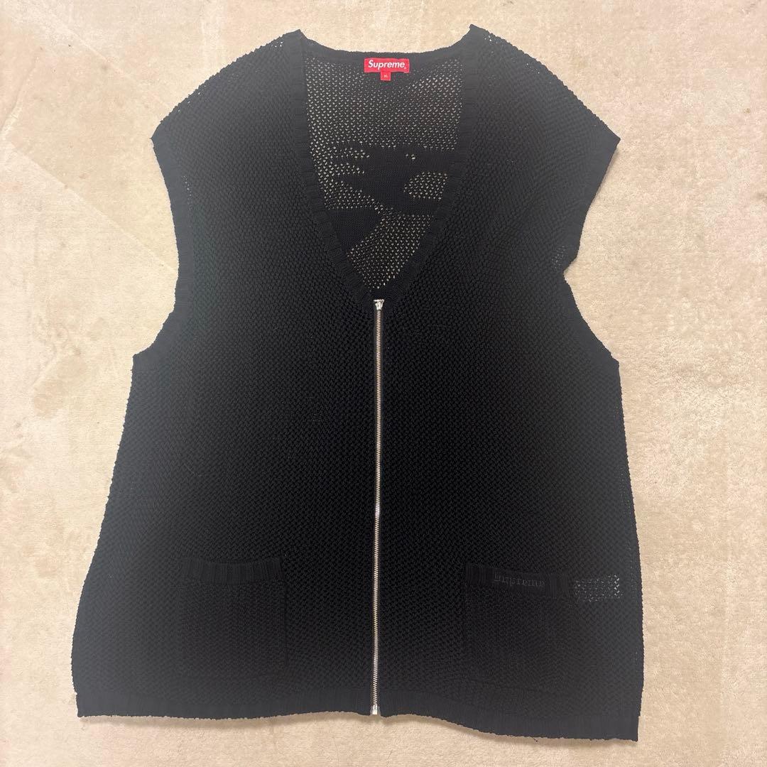 つ*く様 23ss supreme Dragon Zip Up Sweater
