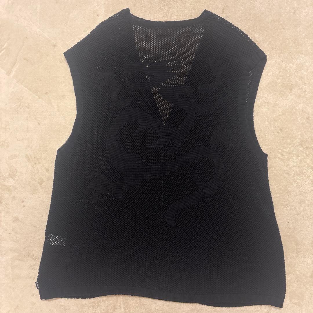 つ*く様 23ss supreme Dragon Zip Up Sweater