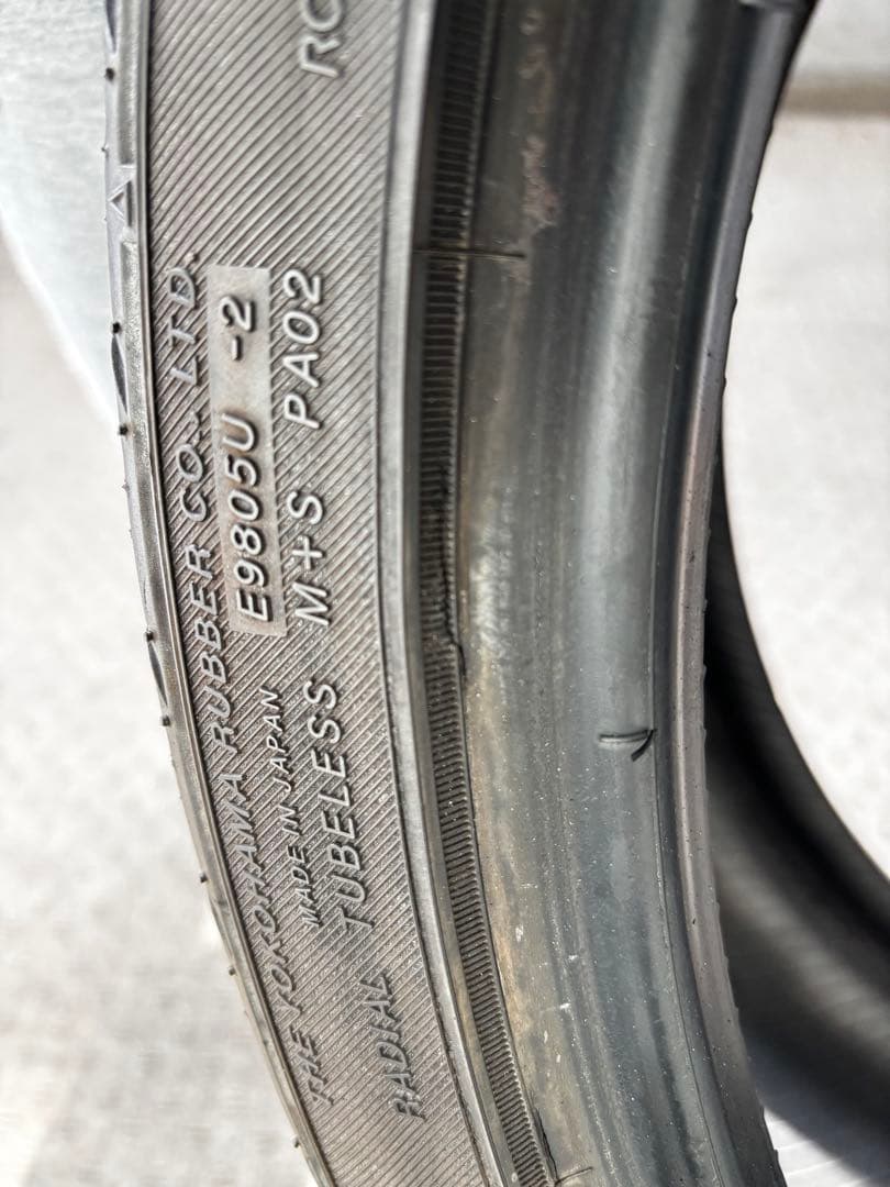 ！バリ溝23年製造年！255/35r22 ヨコハマパラダ