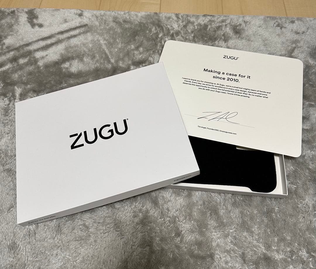 ZUGU iPad Pro 12.9インチケース(第5.6世代) 箱付き