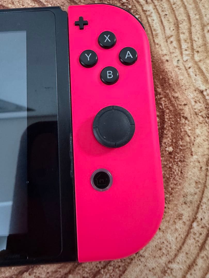 Nintendo Switch ニンテンドースイッチ本体GRN/PNK箱無し①
