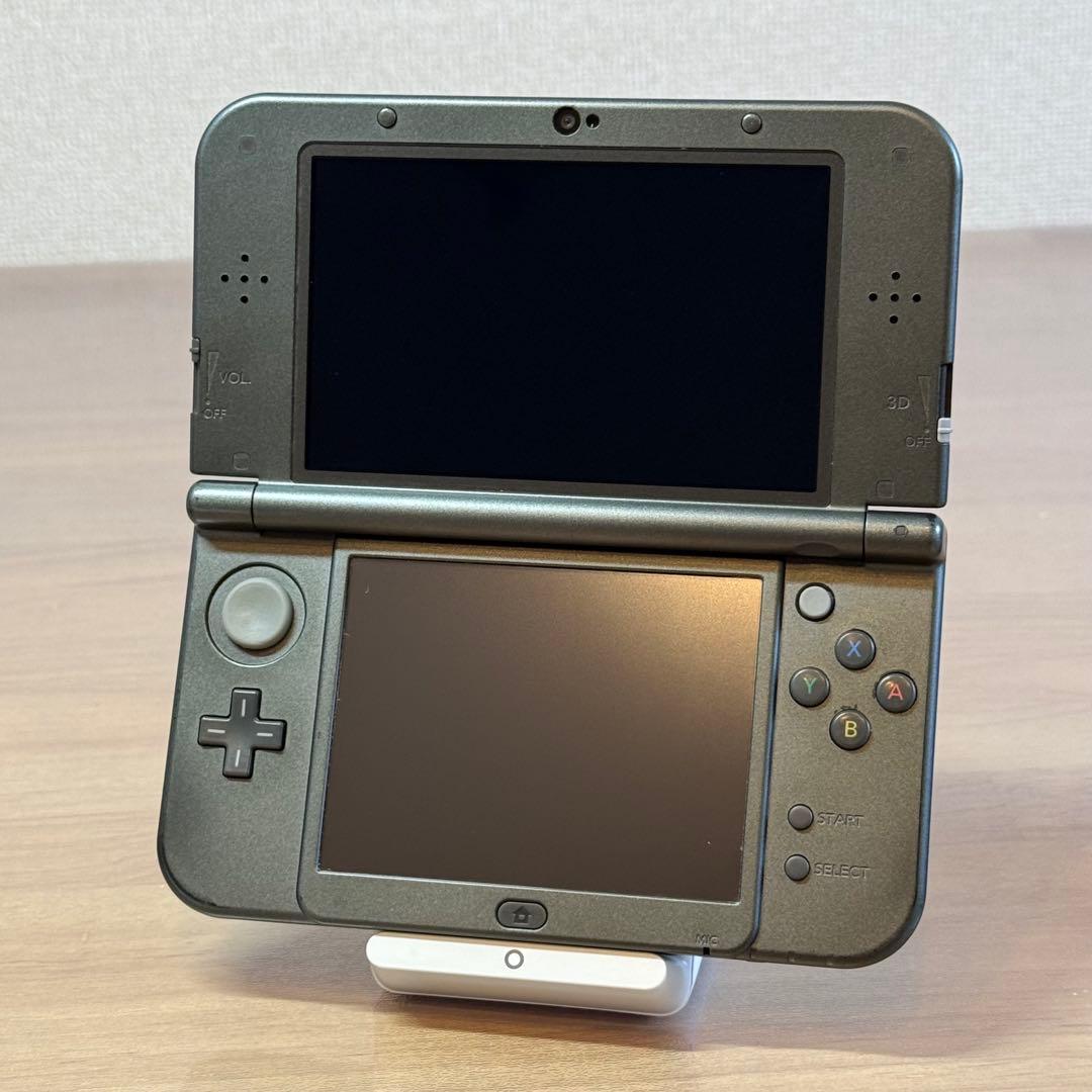 4-084 Newニンテンドー3DS LL メタリックブラック 上IPS搭載