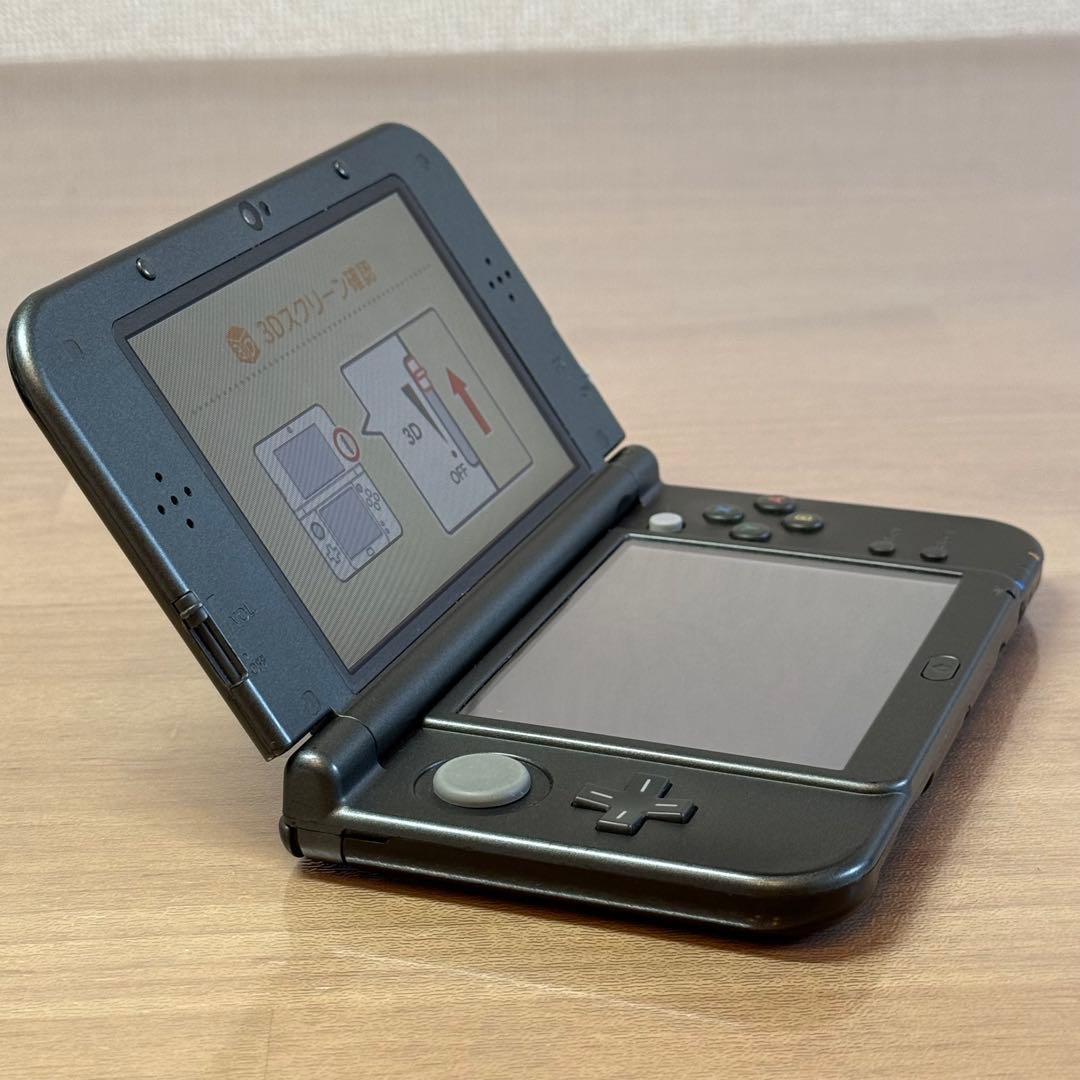 4-084 Newニンテンドー3DS LL メタリックブラック 上IPS搭載