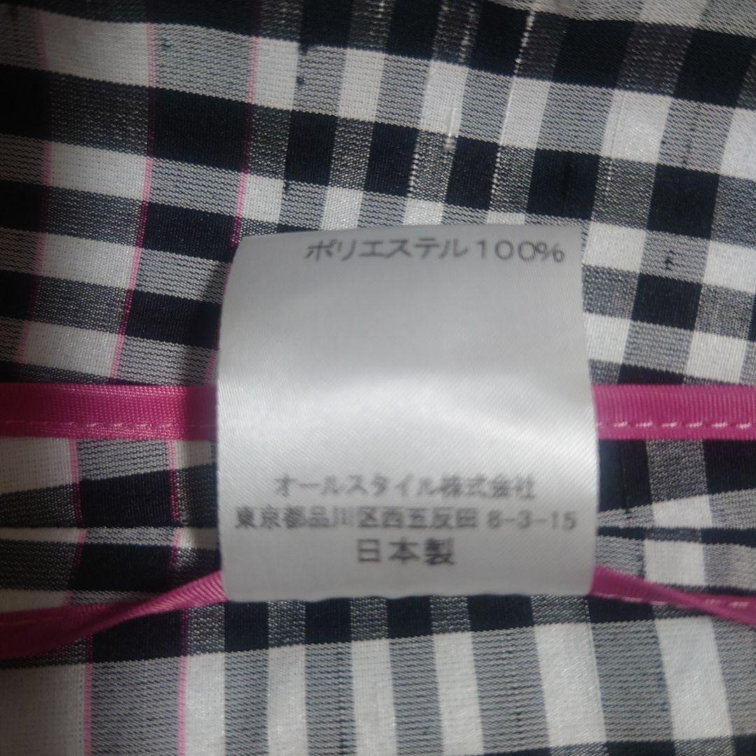 ALMA EN ROSE スプリングコート　HANAE MORI　チェック柄