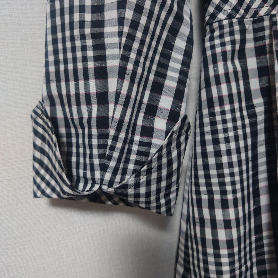 ALMA EN ROSE スプリングコート　HANAE MORI　チェック柄