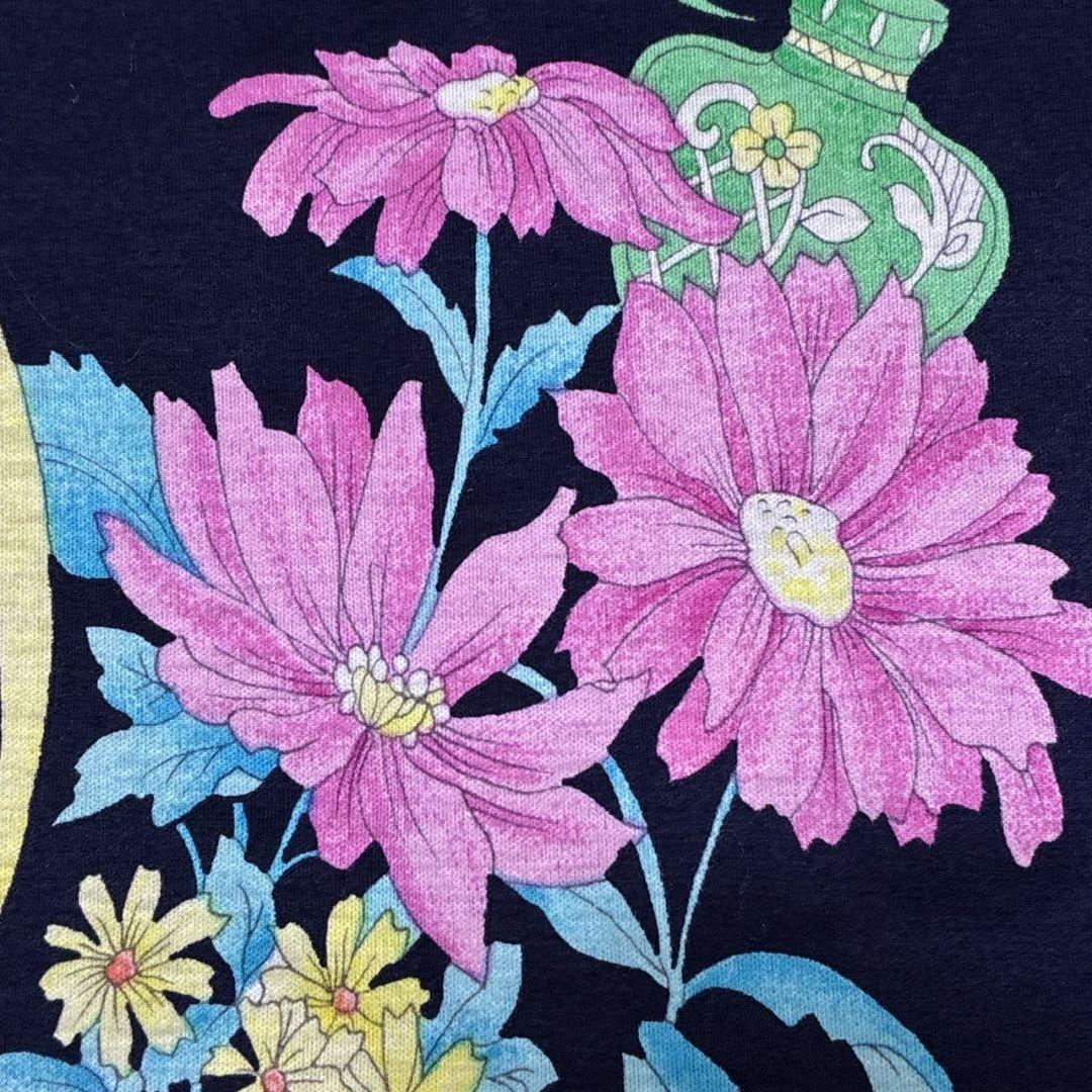 美品✨LEONARD レオナール トップス 半袖カットソー 花柄 ボタニカル L