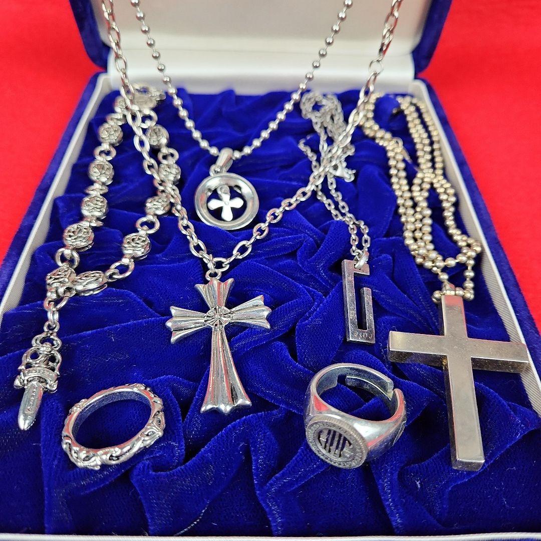 アクセサリーまとめ売り　メンズ　シルバー　ロザリオ　はやいものがち　18