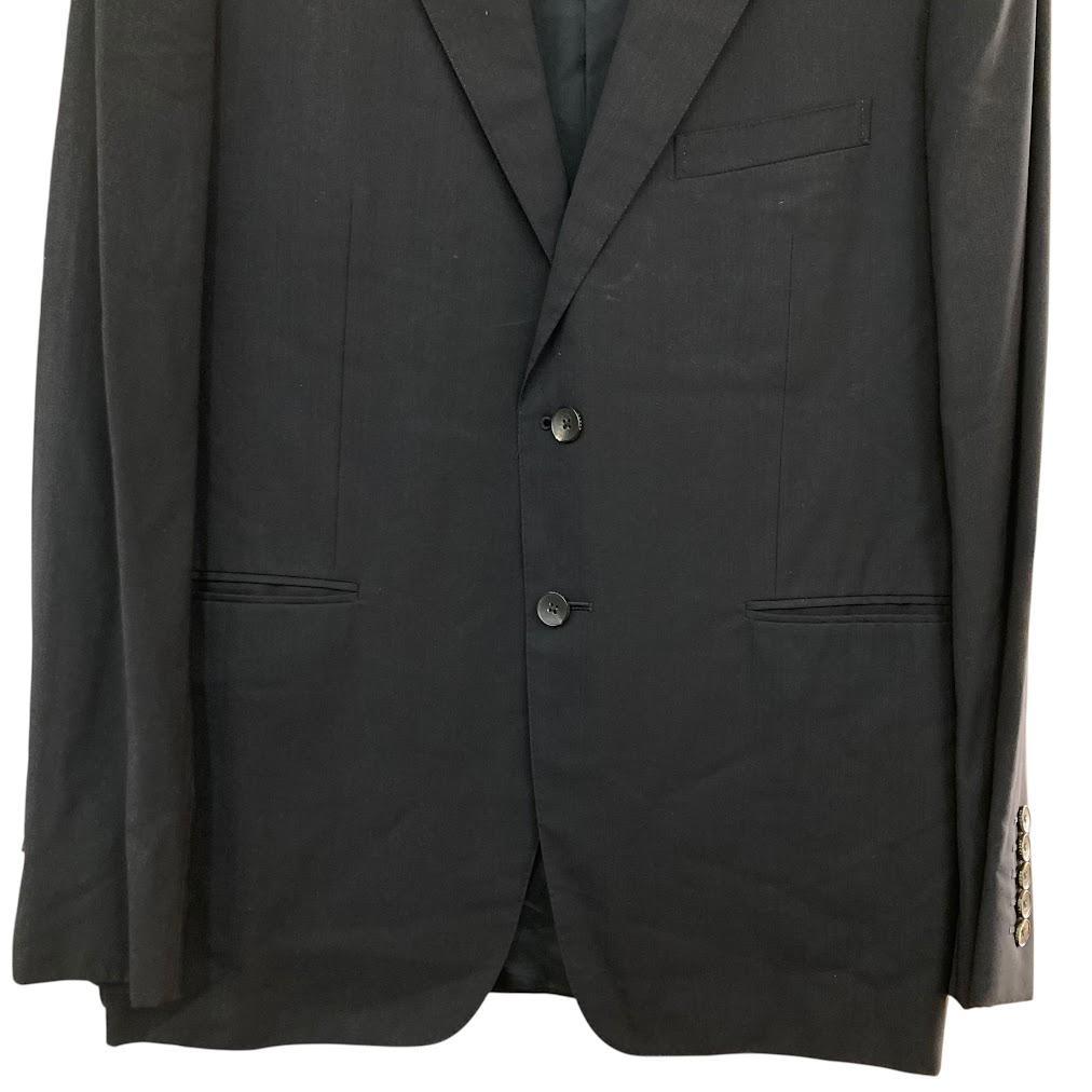 GUCCI グッチ シングル スーツ セットアップ ブラック 54R