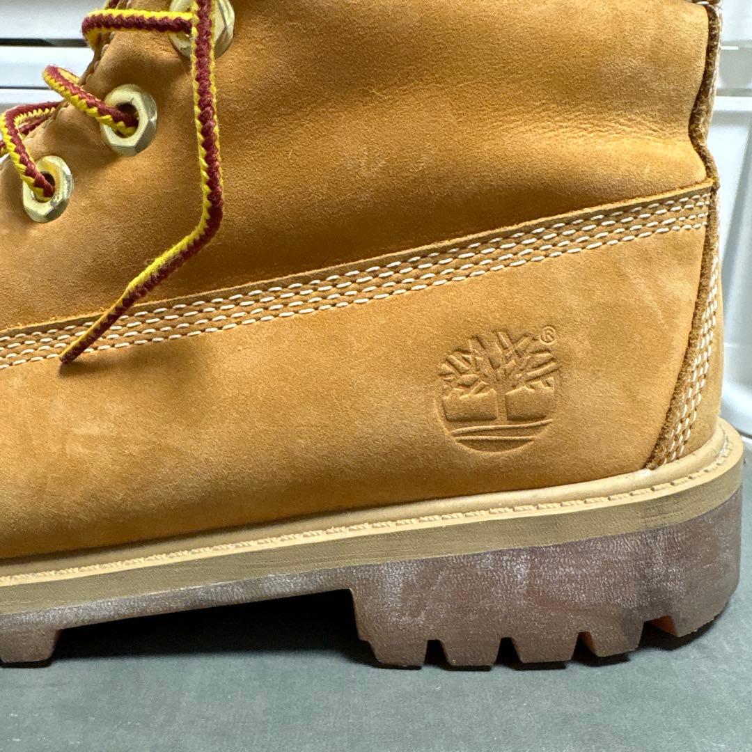 Timberland ベージュ ワークブーツ23センチ12909値下げコメント◎