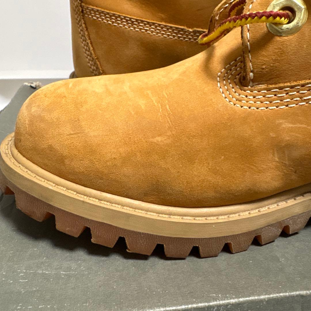 Timberland ベージュ ワークブーツ23センチ12909値下げコメント◎