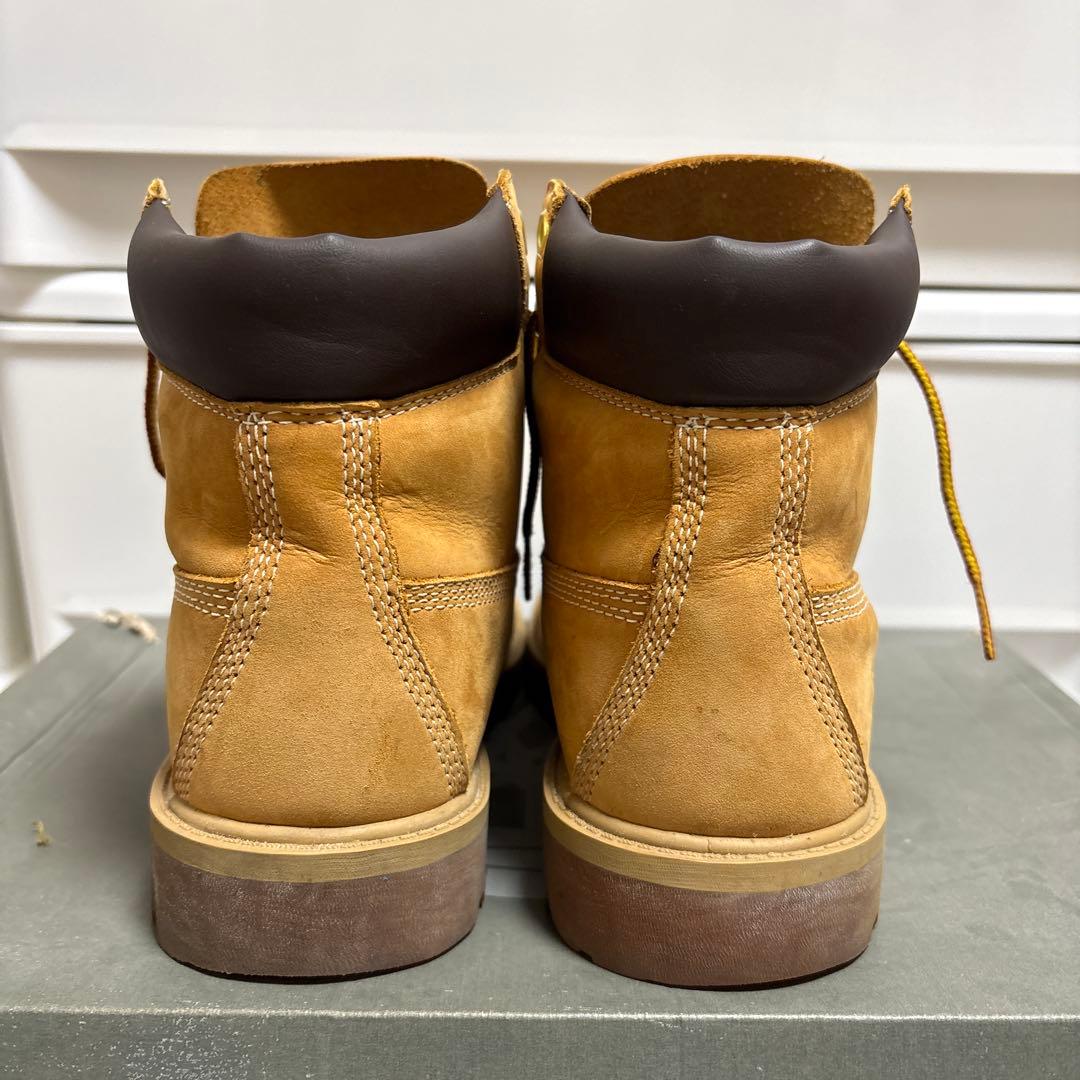 Timberland ベージュ ワークブーツ23センチ12909値下げコメント◎