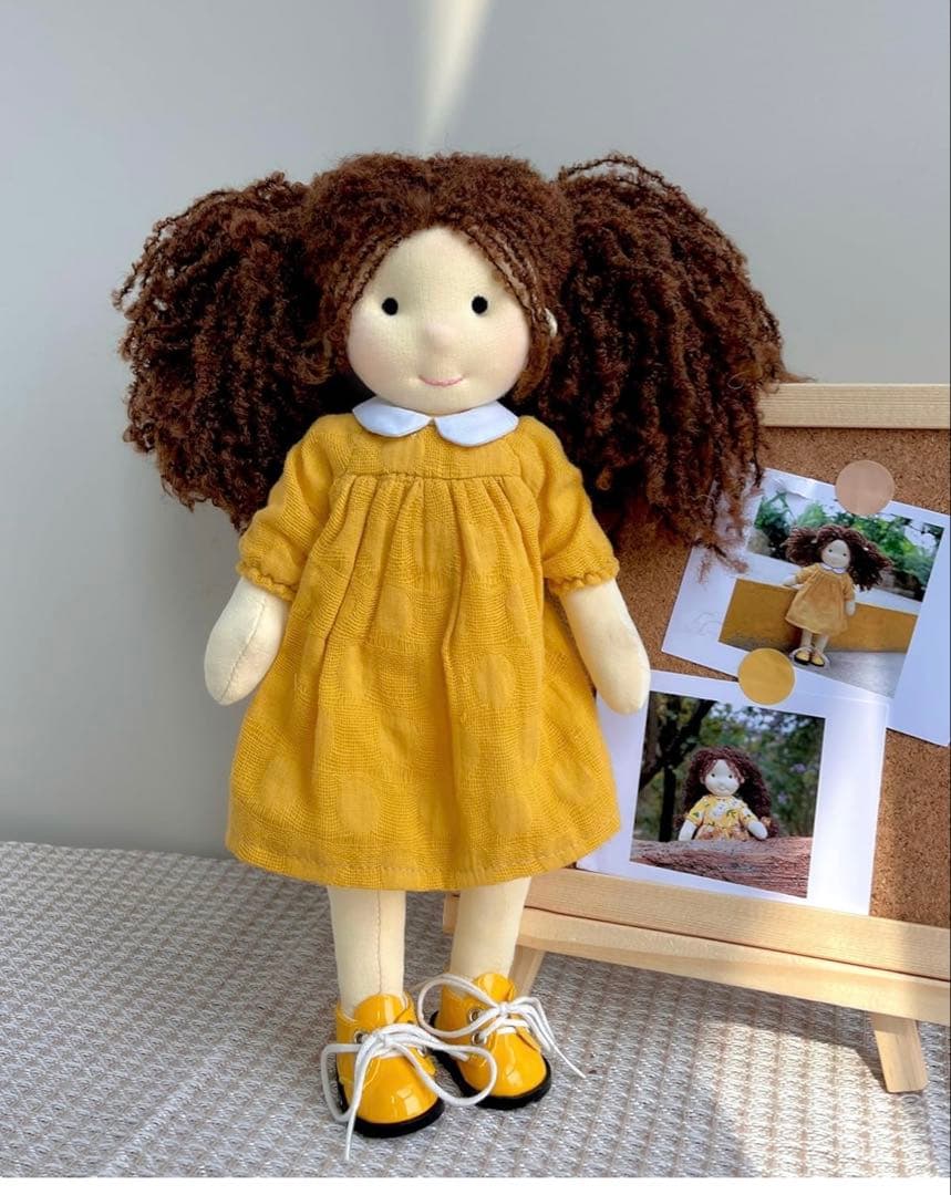 BlissfulPixie Waldorf Doll 手作り人形 Inka 12