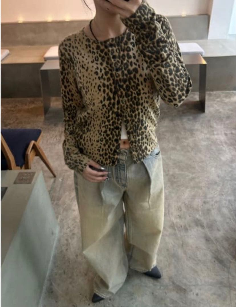 SLY COMPACT LEOPARD カーディガン ヒョウ柄 新品
