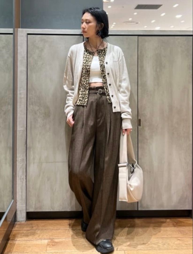 SLY COMPACT LEOPARD カーディガン ヒョウ柄 新品