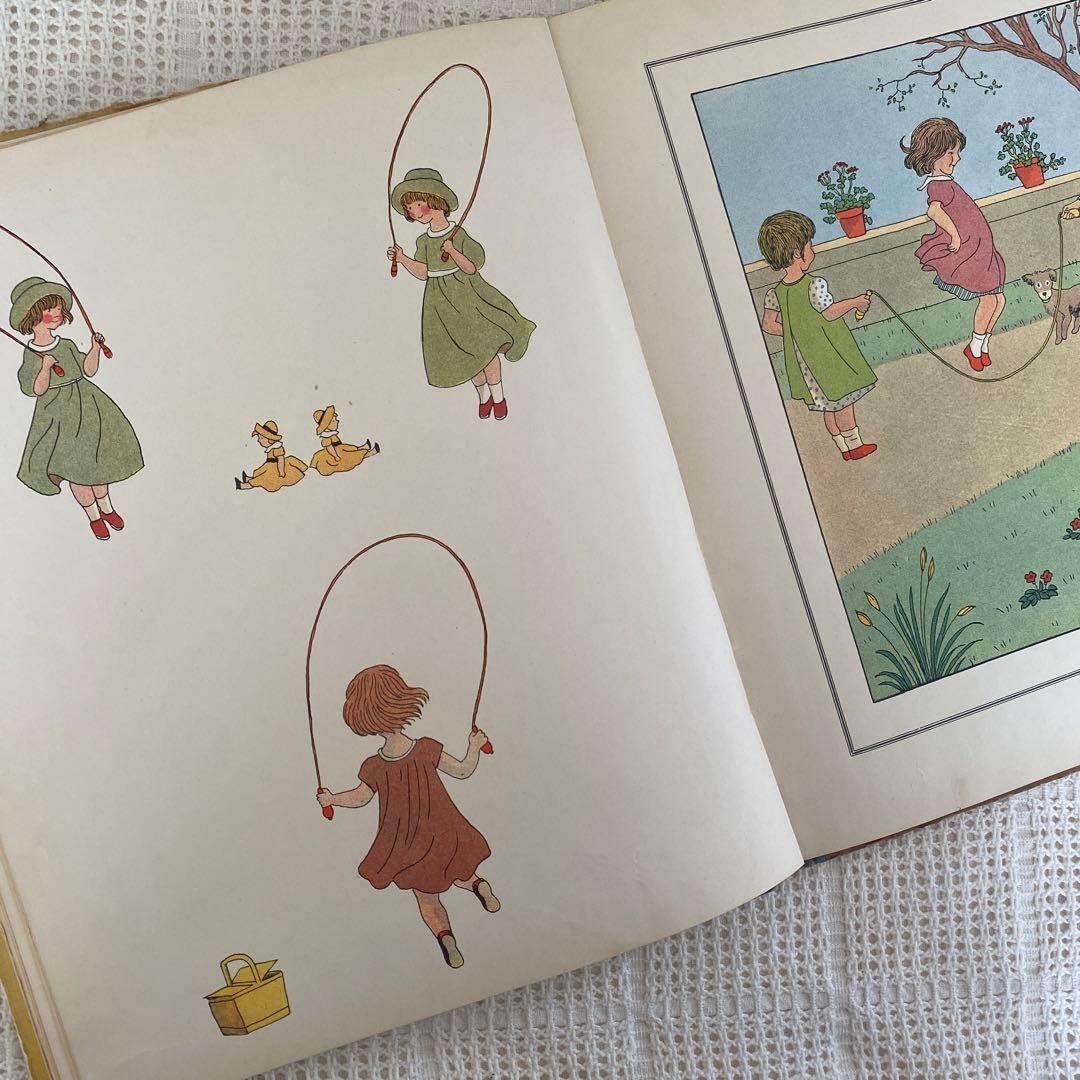 1934年　MARIE MADELEINEフランスの伝統的な遊び　絵本