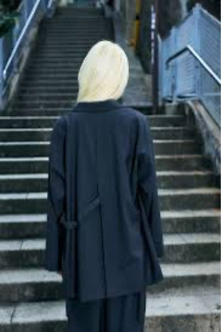 新品ENFOLD エンフォルドNOTCHED COLLAR JACKET グレー