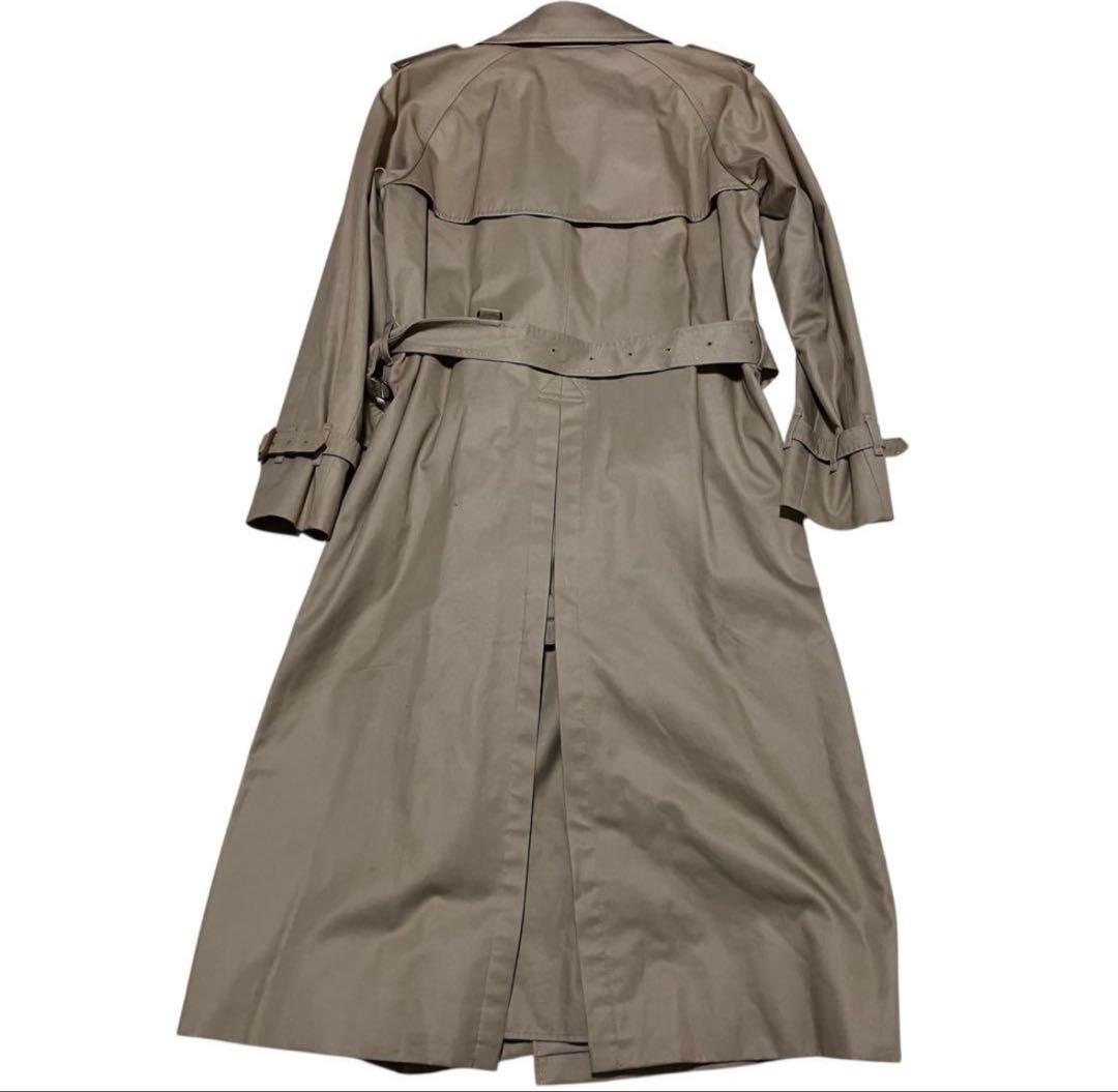 【正規品】バーバリーロンドン ロングトレンチコート ノバチェックベージュ