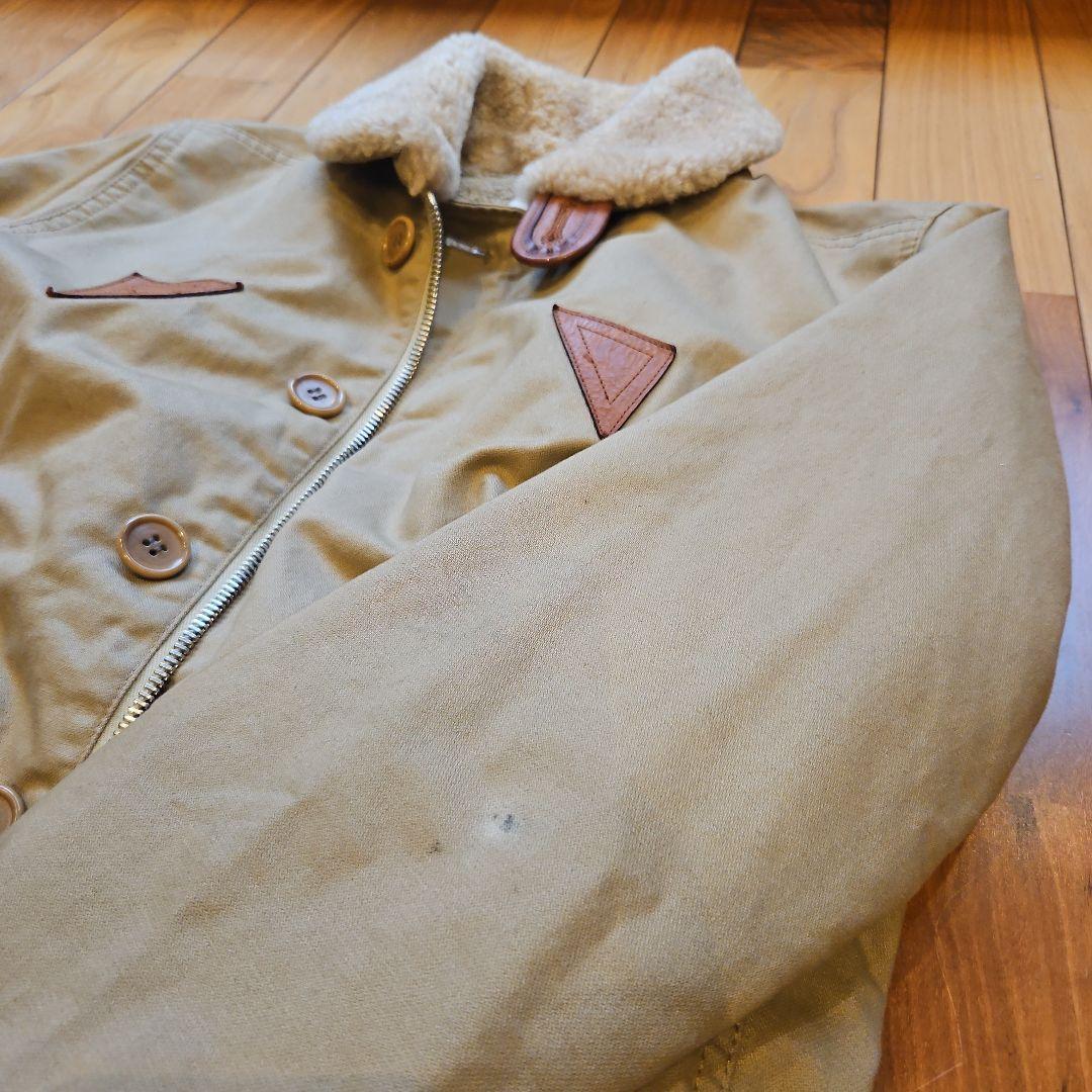 visvim DECKHAND JACKET ボアジャケット ベージュ　S