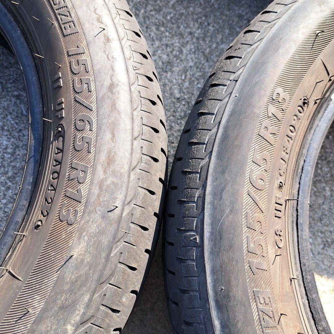 BS★155/65R13★4本送料込み★