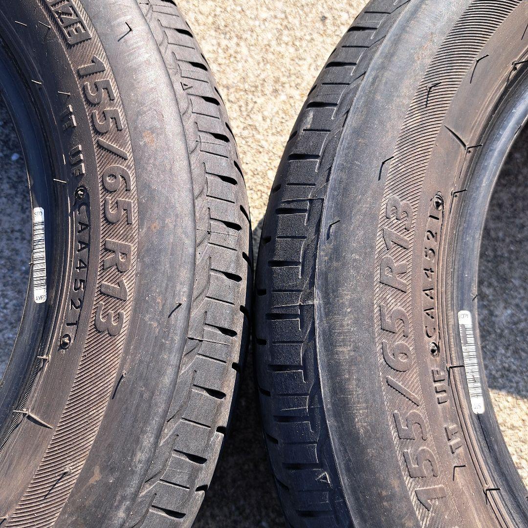 BS★155/65R13★4本送料込み★