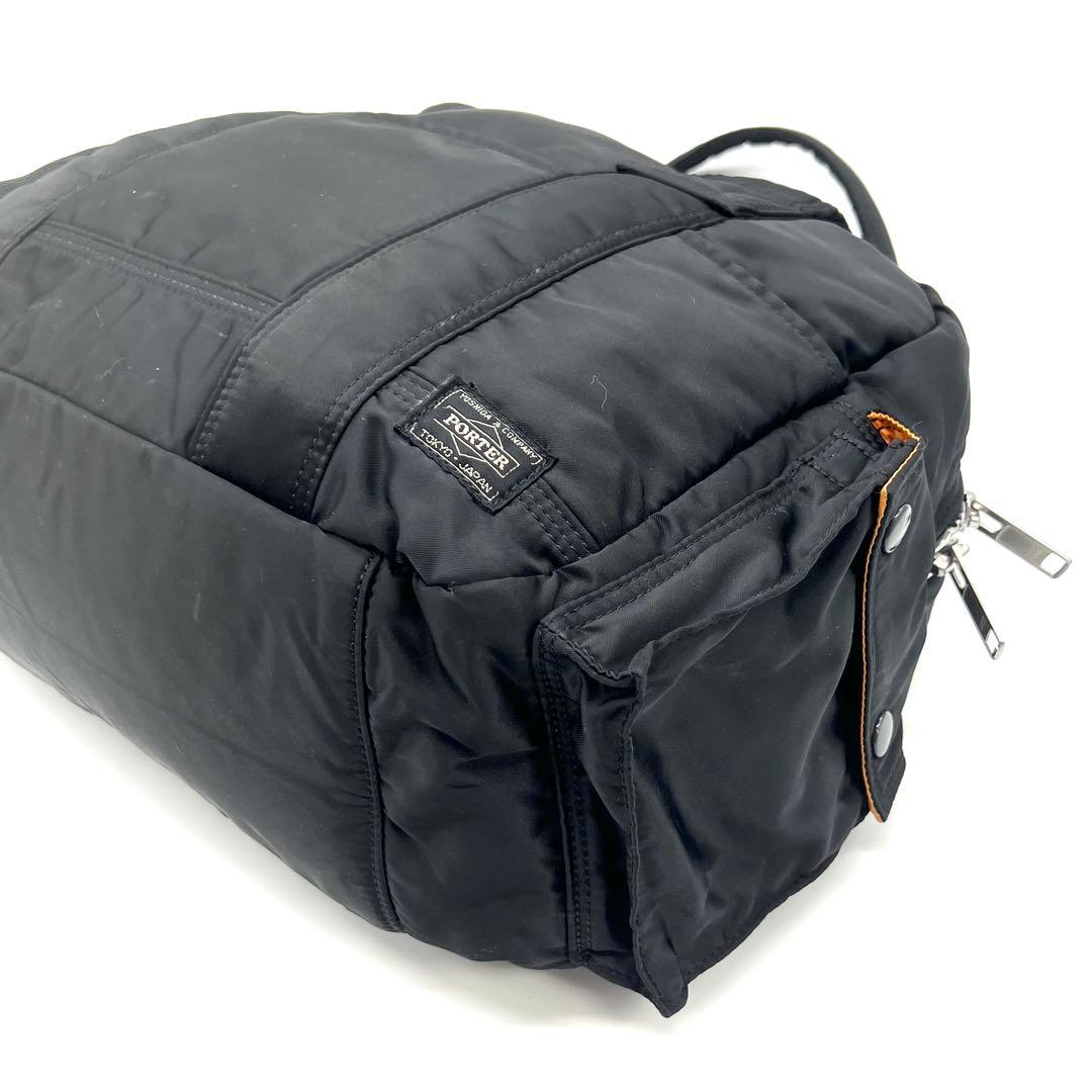 美品✨PORTER　ボストンバッグ　ダッフル　タンカー　L　ナイロン　黒　A4可