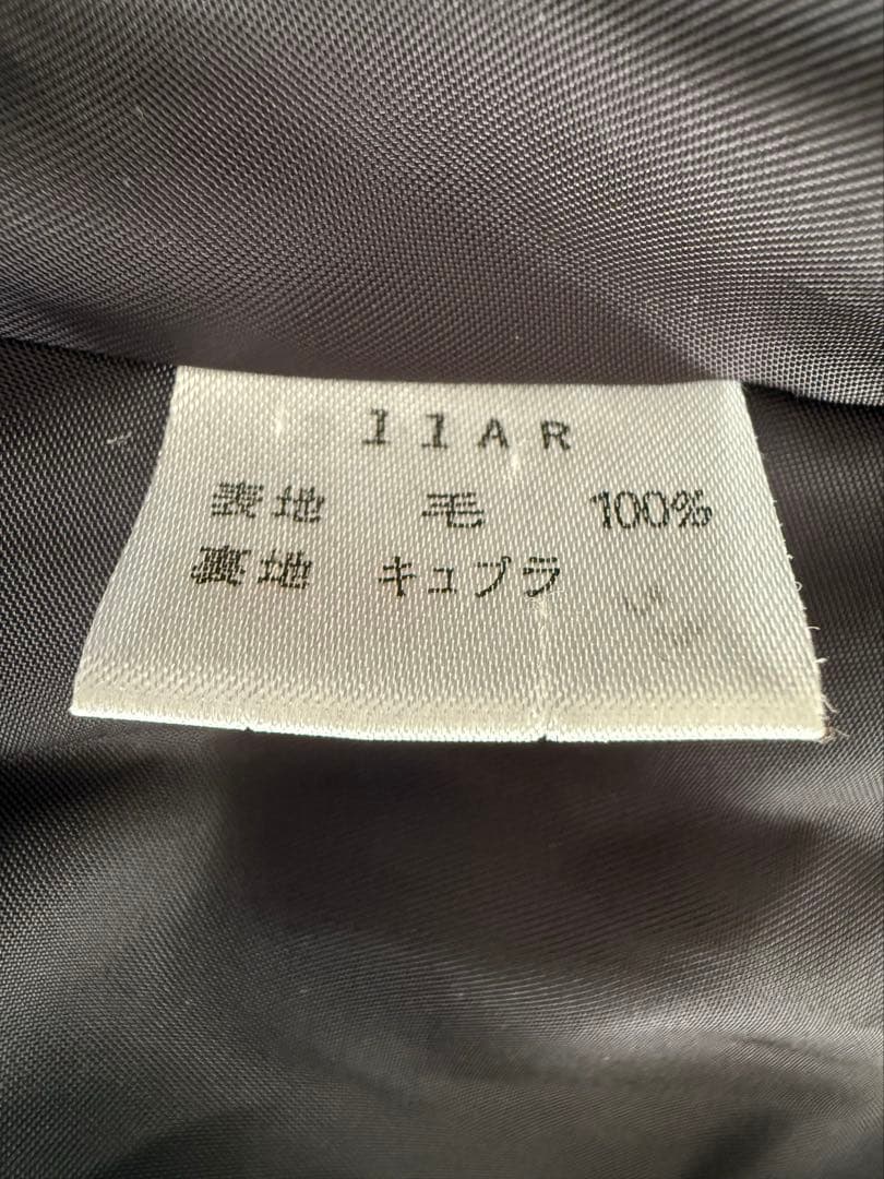 【美品】カシミヤ100% ロングコート　ブラック　ピュアカシミヤ