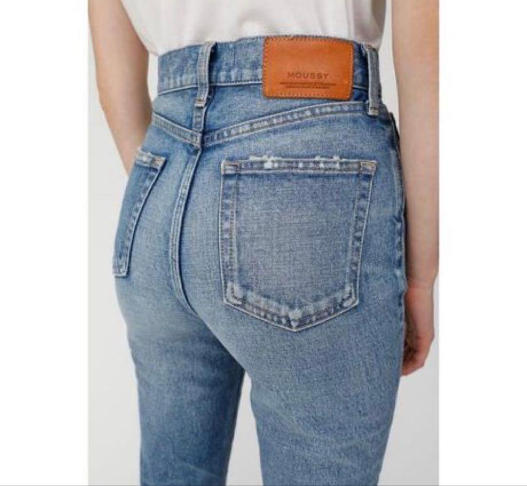 MOUSSY MVS FLARE ブルー 25インチ