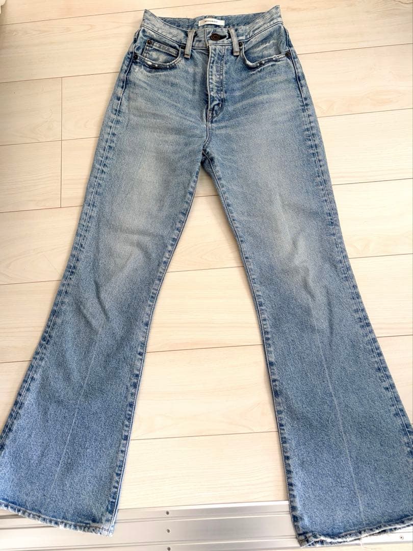 MOUSSY MVS FLARE ブルー 25インチ
