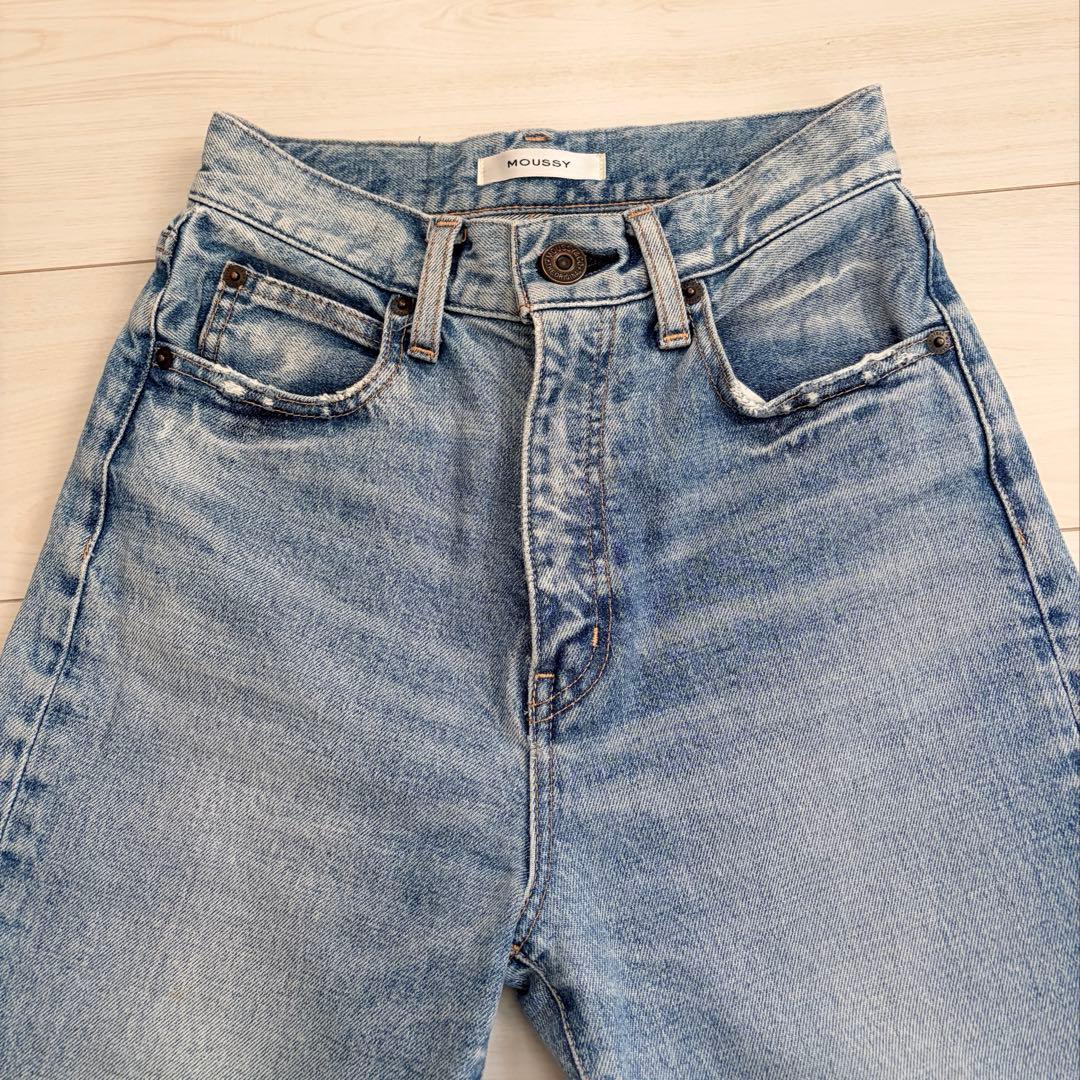 MOUSSY MVS FLARE ブルー 25インチ