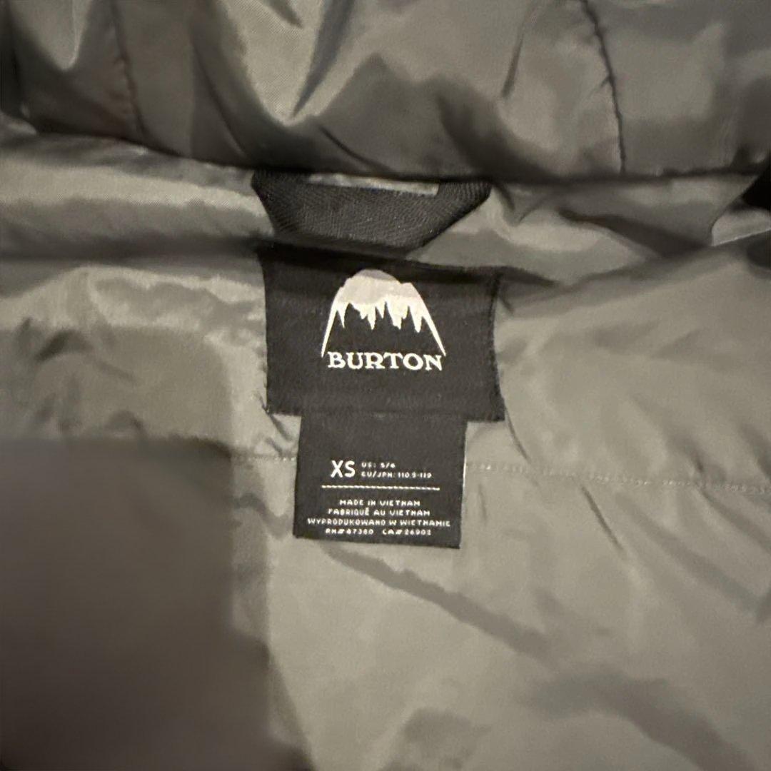 Burton 子供用スキーウェア 110cm グレー/赤