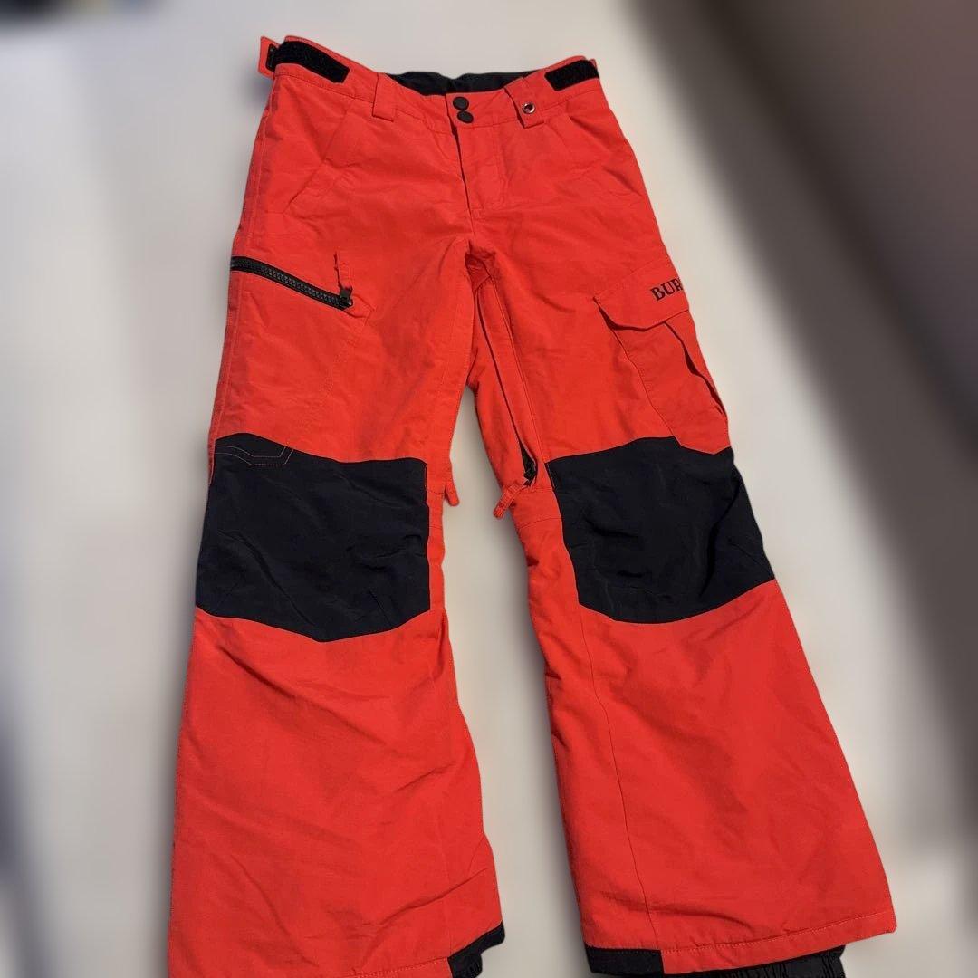 Burton 子供用スキーウェア 110cm グレー/赤