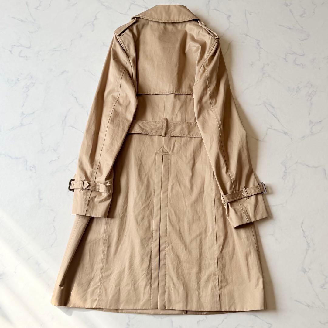 【美品】グリーンレーベルリラクシング トレンチコート 40 L 定番 ベージュ