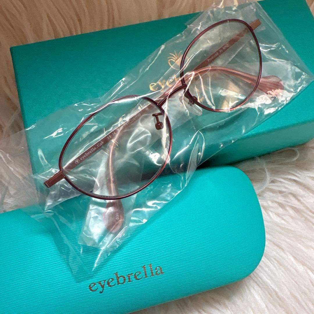 ★eyebrella★アイブレラクリアシェード★サングラス★ローズゴールド★