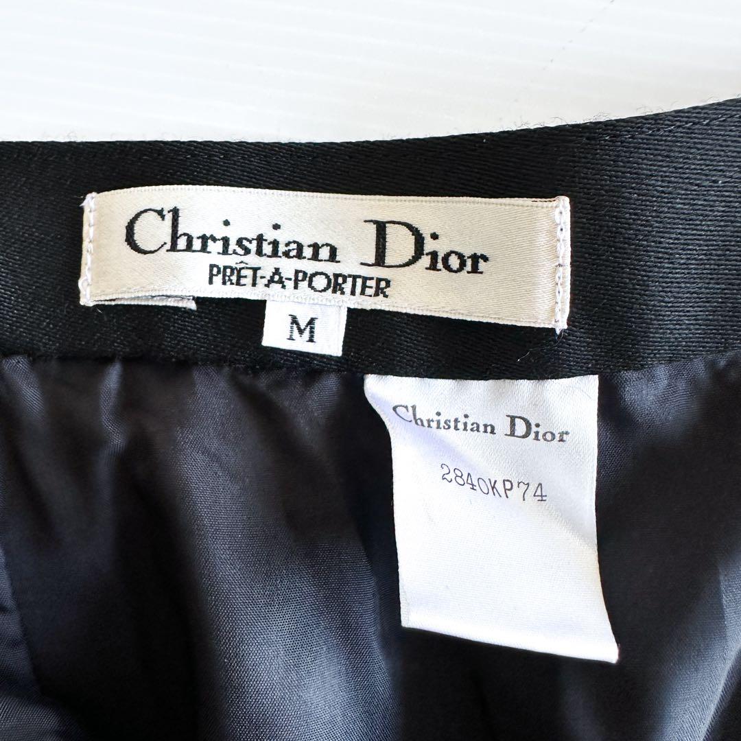 Christian Dior ディオール / ロングプリーツスカート 黒