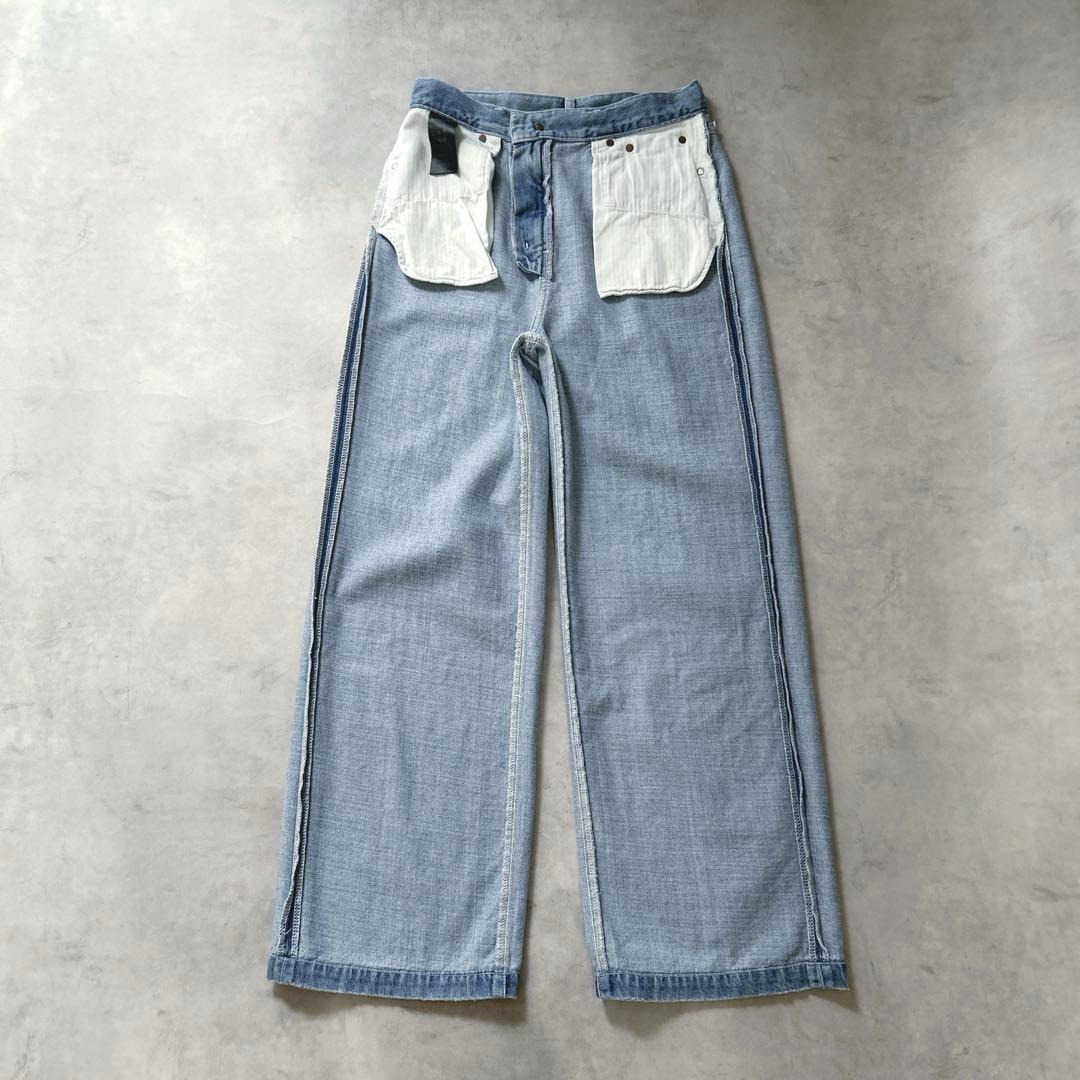 RED CARD TOKYO スローガン　ワイドストレート　size 25