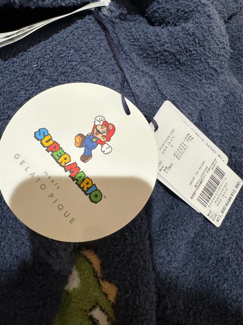 ◆きのけろ◆ ジェラートピケ　スーパーマリオコラボ　カーディガン　ニット