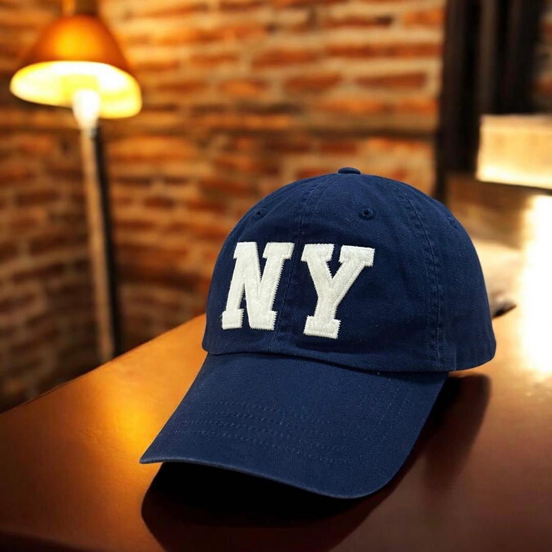 極美品❗️現行QRタグ❗️ POLO NY Patchツイルボール キャップ