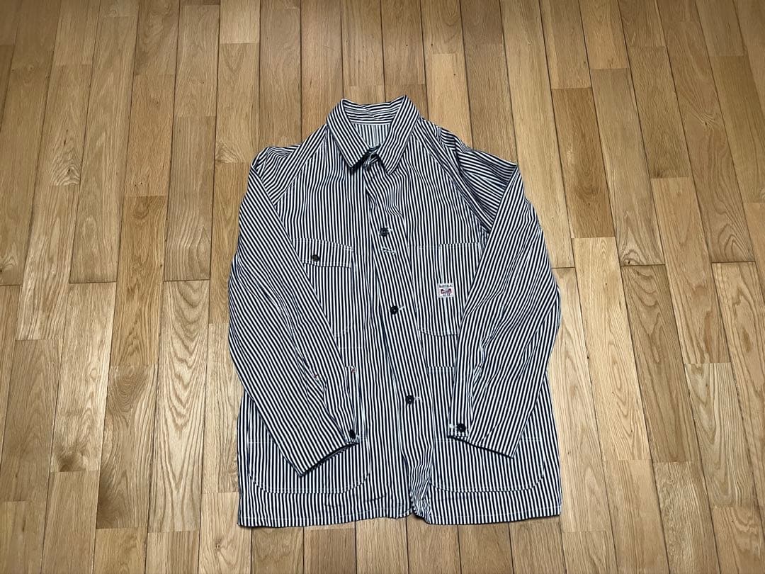 BARTACK ALLS ヒッコリーカバーオール