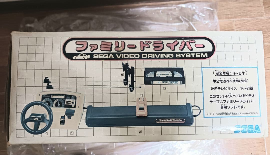 希少 カセット未開封 セガ ファミリードライバー