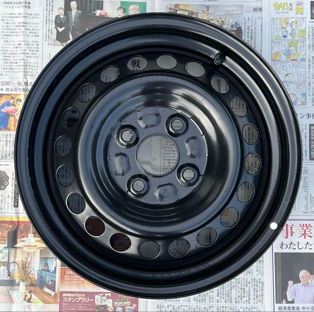 CANBAS 鉄ホイール 4個セット
