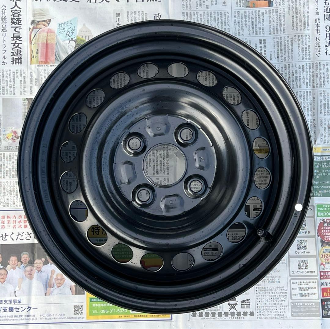 CANBAS 鉄ホイール 4個セット