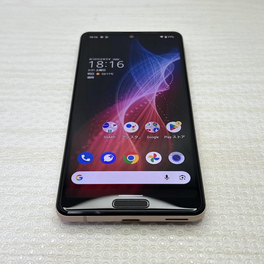 AQUOS sense5G ◆ 4GB/64GB / au SHG03 ※訳アリ