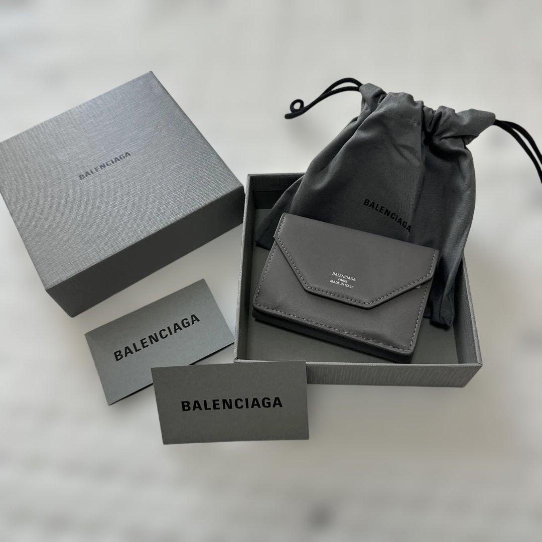 BALENCIAGA バレンシアガ　エンベローブ　ミニウォレット　三つ折り財布